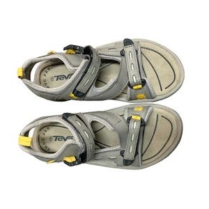 Teva Womens Kenetic Circuit 6915 Taupe Sport Sandals Adjustable Strap Size 6